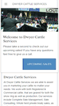 Mobile Screenshot of dwyercattle.com